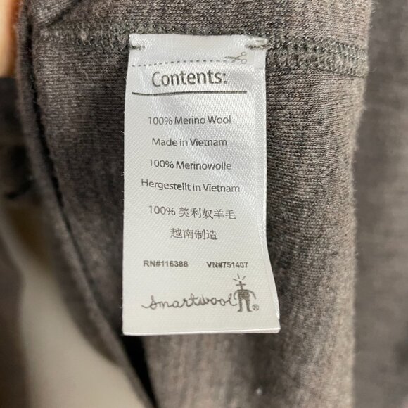 Smartwool Pullover Sweater Merino Wool Men XXL Logos Machine Washable Mended - Picture 8 of 16